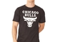 Camiseta NBA Especial Chicago Bulls Preta