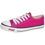 Tênis Coca-Cola Basket Tag Low Rosa