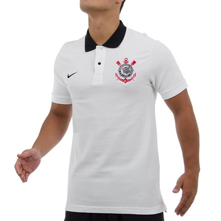 camisa polo nike corinthians