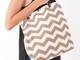 Bolsa Moda Rio Stripe Creme