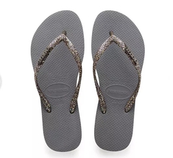 Havaianas Slim Logo Metallic