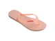 Chinelo Slim Havaianas Logo Metallic - Rosa